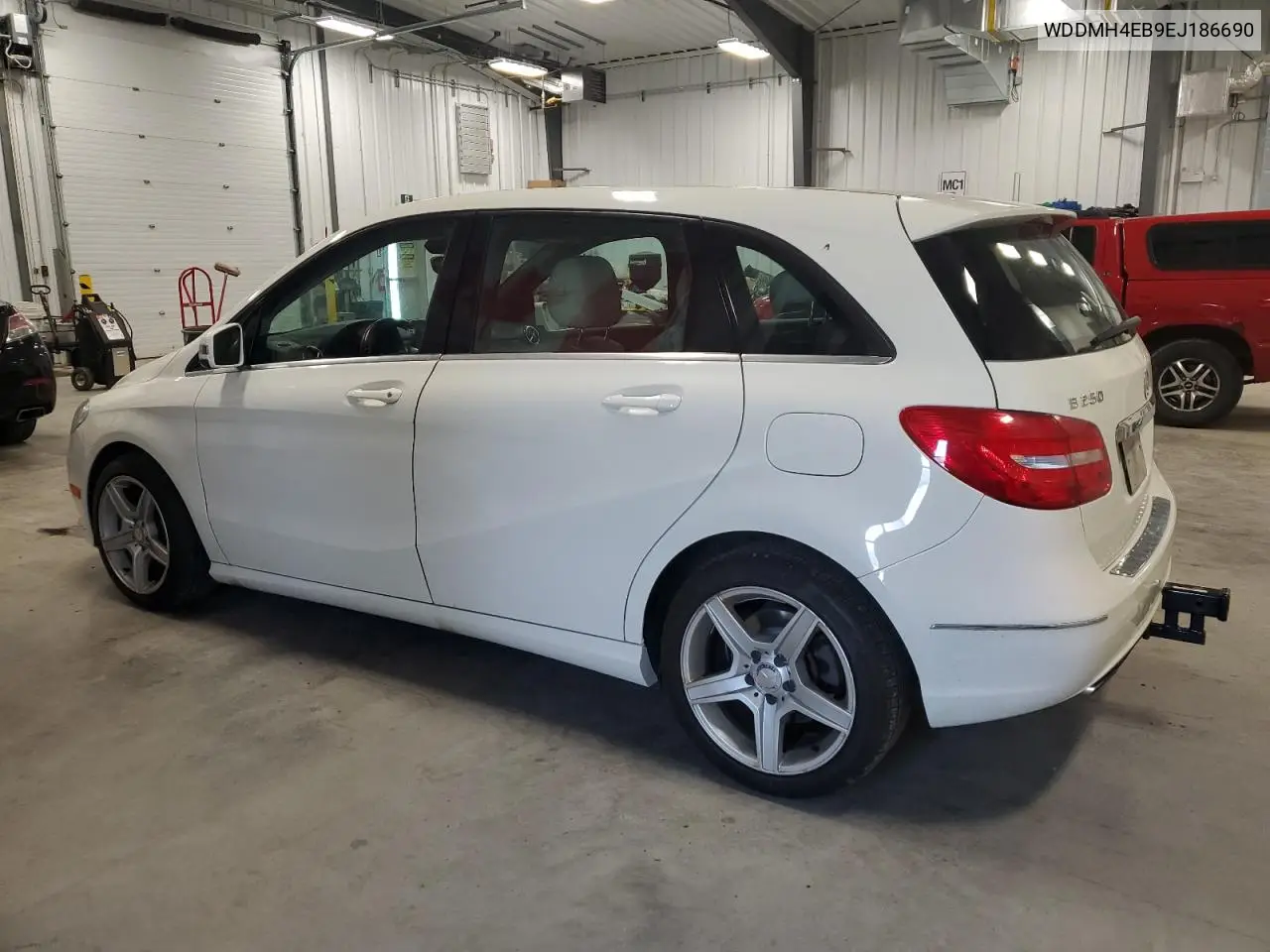 2014 Mercedes-Benz B250 VIN: WDDMH4EB9EJ186690 Lot: 60526495