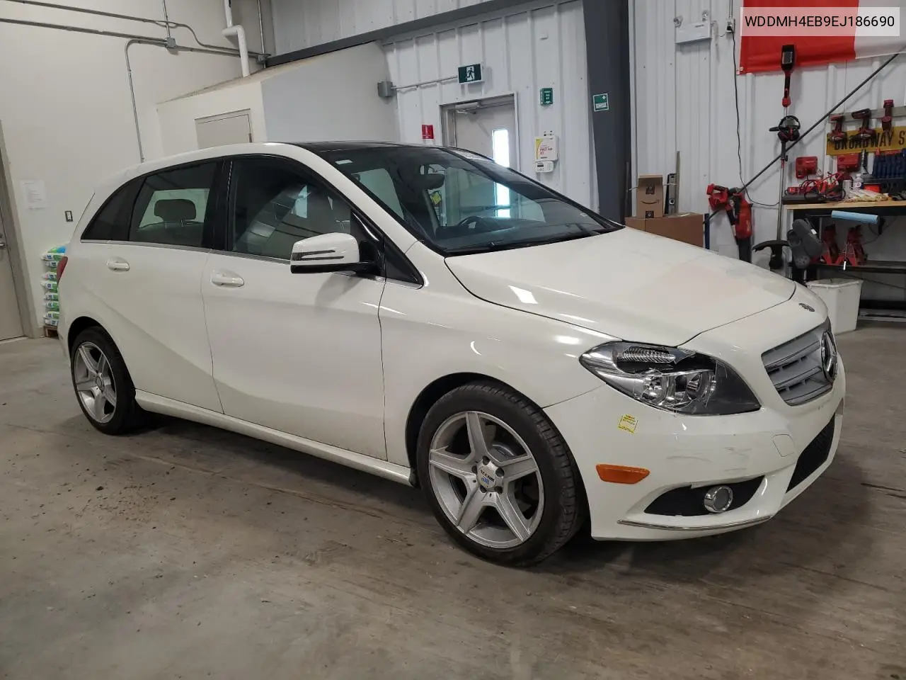 2014 Mercedes-Benz B250 VIN: WDDMH4EB9EJ186690 Lot: 60526495