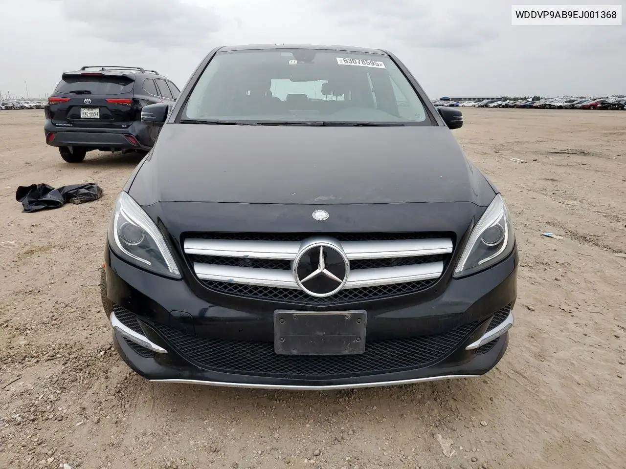 2014 Mercedes-Benz B Electric VIN: WDDVP9AB9EJ001368 Lot: 63078595