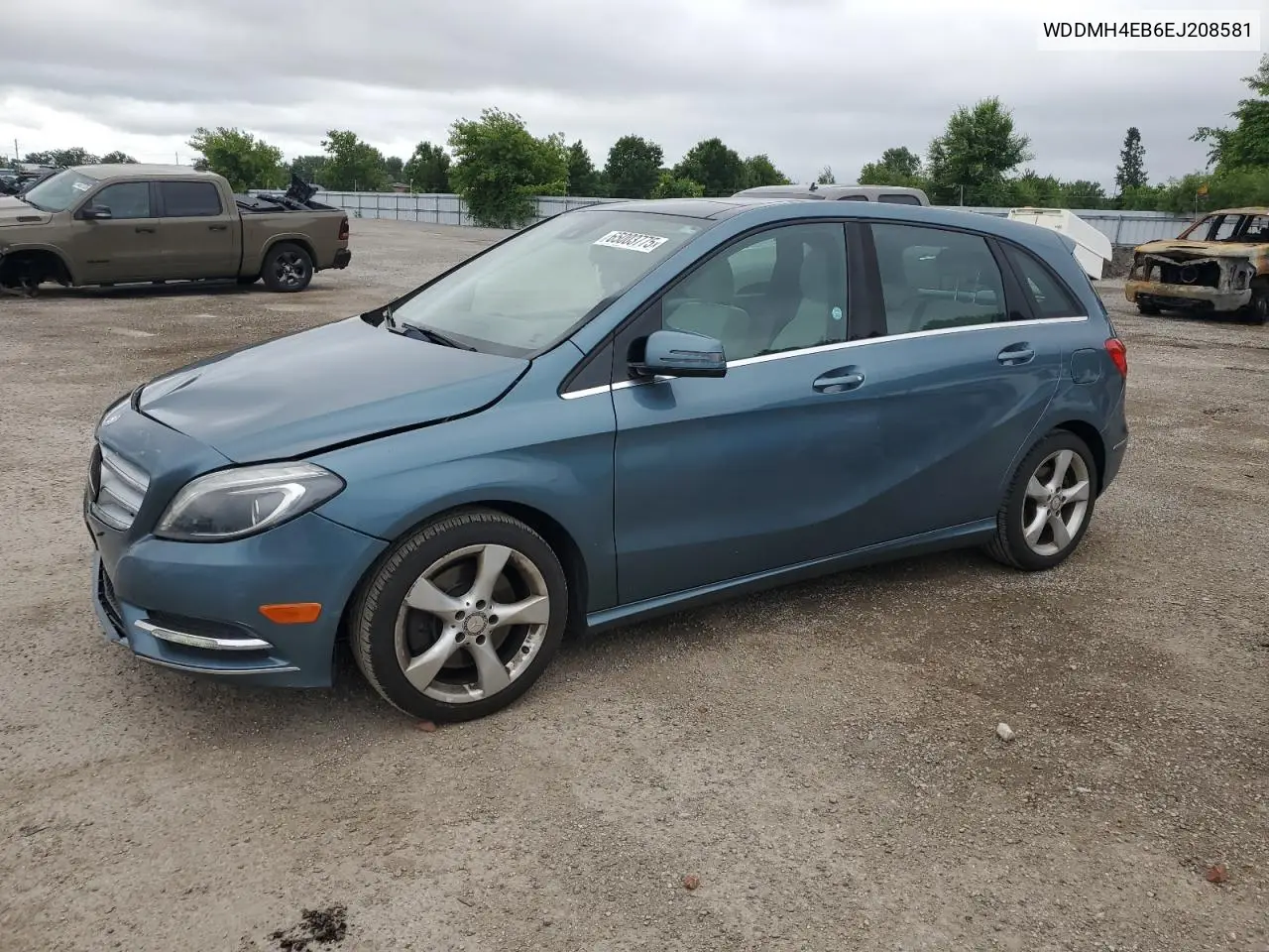2014 Mercedes-Benz B250 VIN: WDDMH4EB6EJ208581 Lot: 65003775