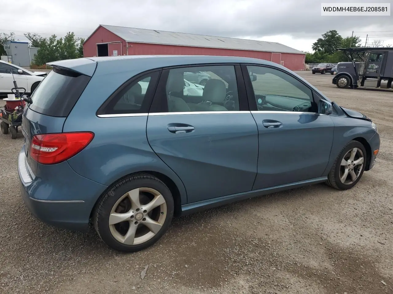 2014 Mercedes-Benz B250 VIN: WDDMH4EB6EJ208581 Lot: 65003775