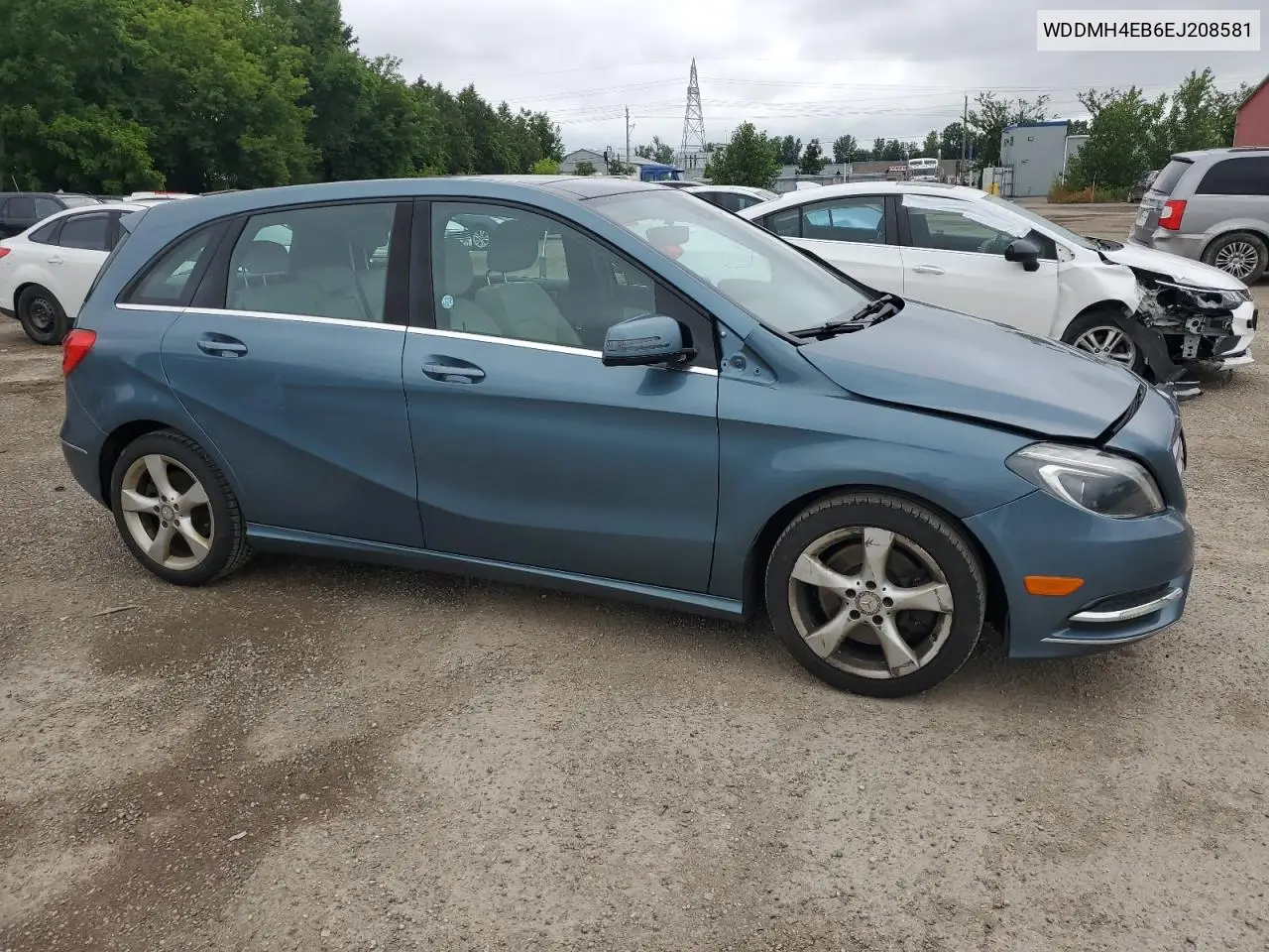 2014 Mercedes-Benz B250 VIN: WDDMH4EB6EJ208581 Lot: 65003775