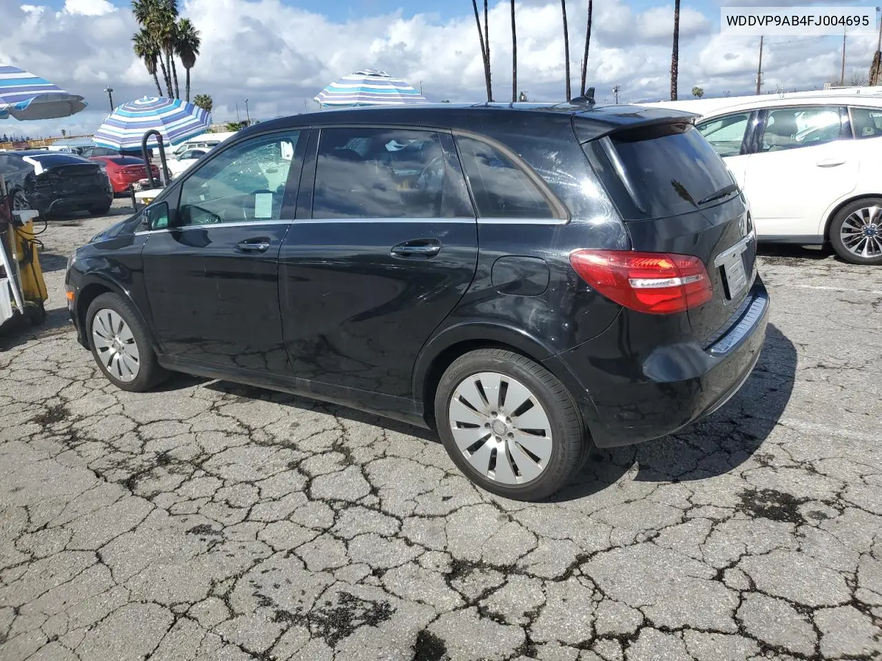 2015 Mercedes-Benz B Electric VIN: WDDVP9AB4FJ004695 Lot: 44580525
