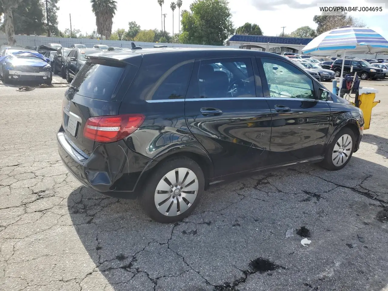 2015 Mercedes-Benz B Electric VIN: WDDVP9AB4FJ004695 Lot: 44580525