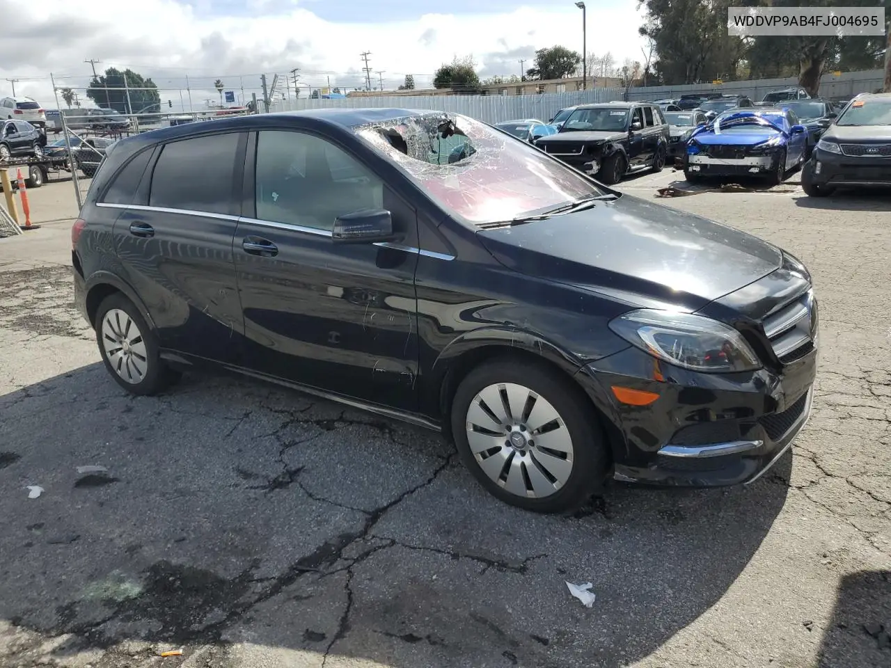 2015 Mercedes-Benz B Electric VIN: WDDVP9AB4FJ004695 Lot: 44580525
