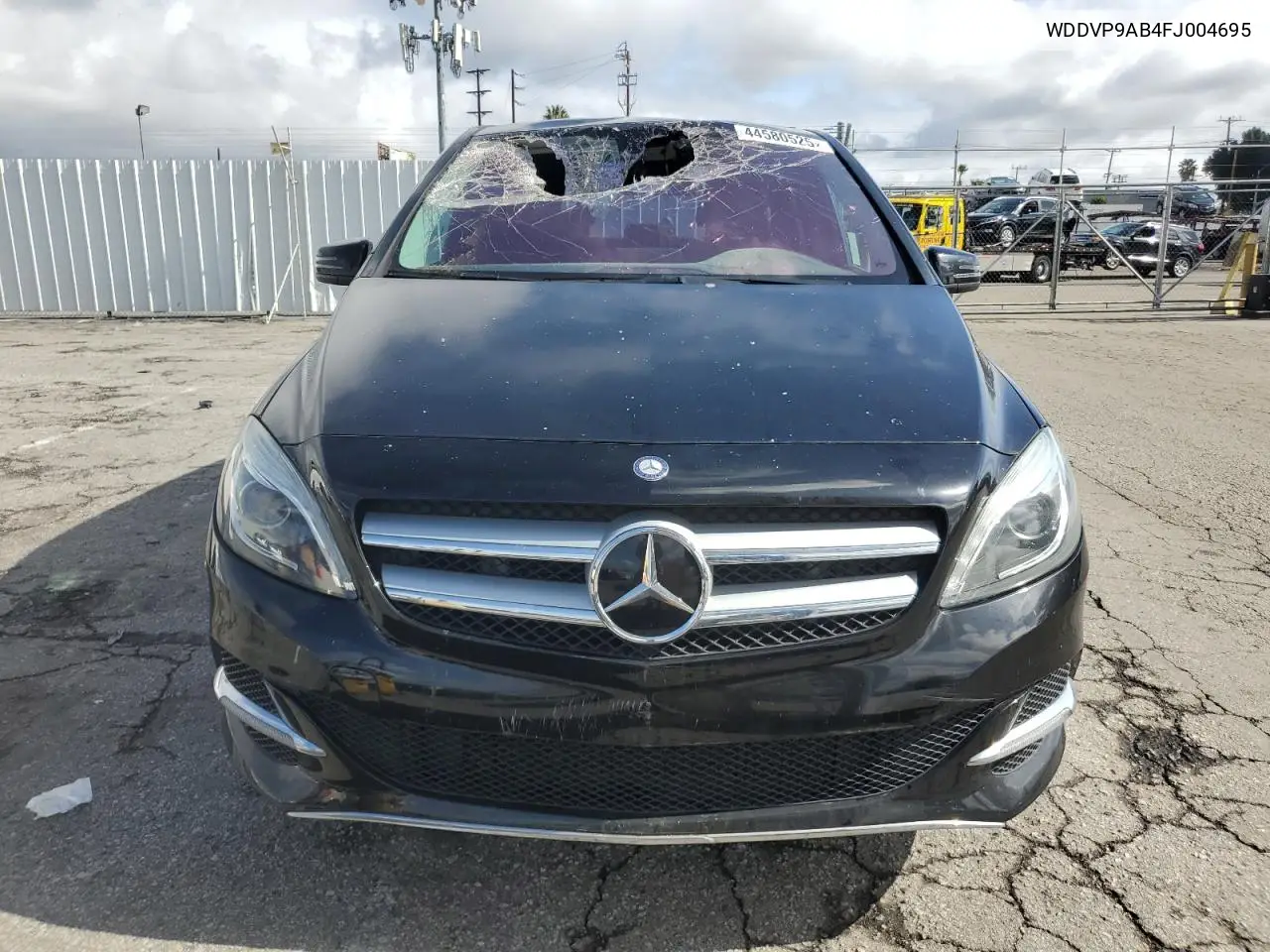 2015 Mercedes-Benz B Electric VIN: WDDVP9AB4FJ004695 Lot: 44580525