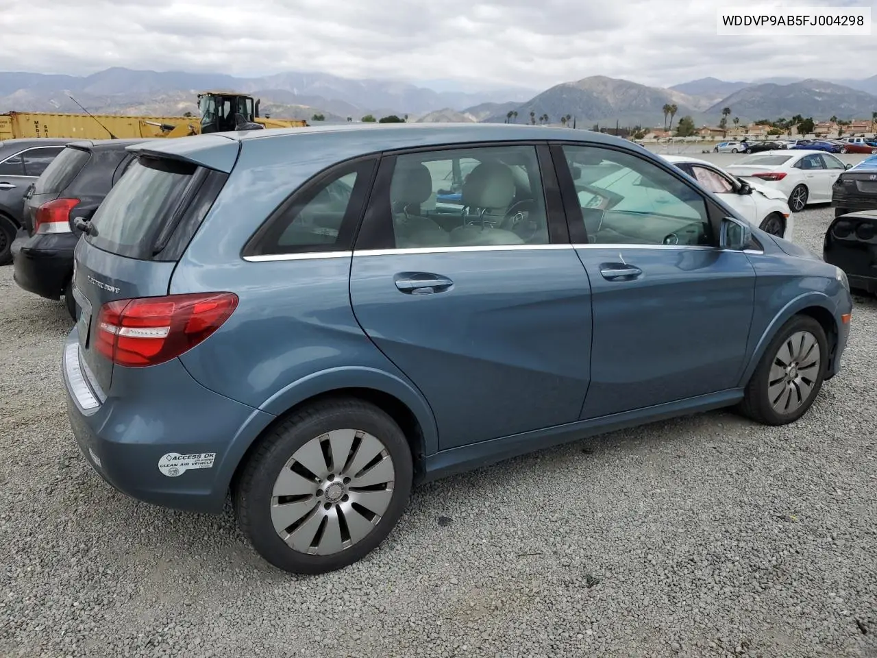 2015 Mercedes-Benz B Electric VIN: WDDVP9AB5FJ004298 Lot: 53533285