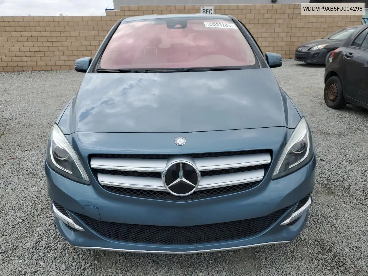 2015 Mercedes-Benz B Electric VIN: WDDVP9AB5FJ004298 Lot: 53533285