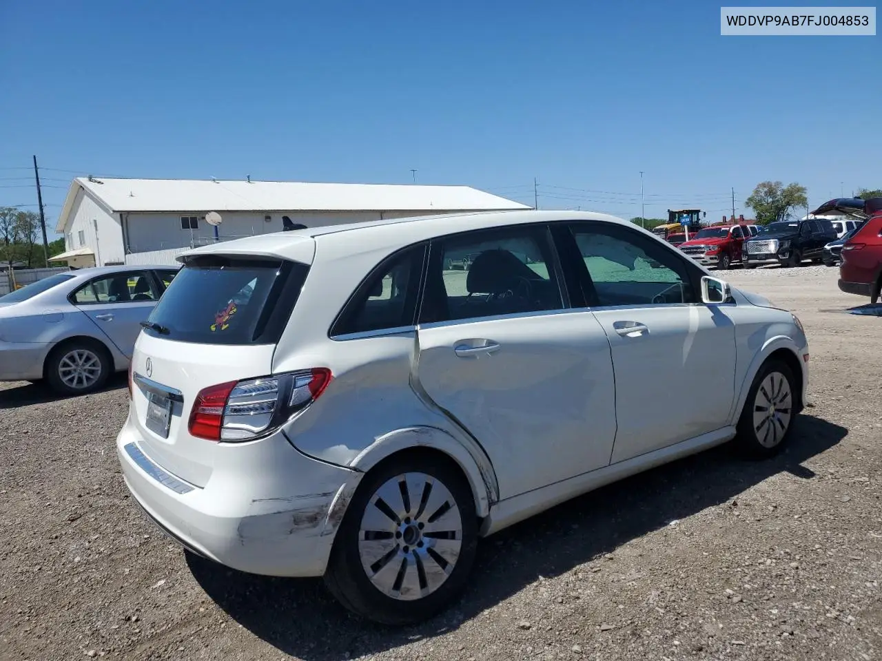 2015 Mercedes-Benz B Electric VIN: WDDVP9AB7FJ004853 Lot: 55698155