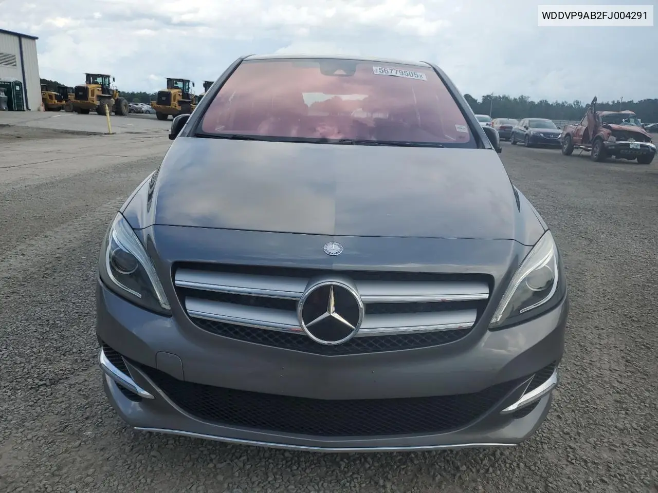 2015 Mercedes-Benz B Electric VIN: WDDVP9AB2FJ004291 Lot: 56779505