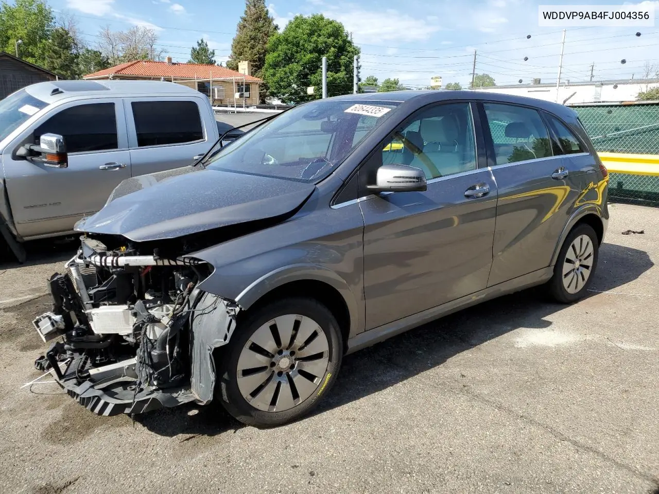 2015 Mercedes-Benz B Electric VIN: WDDVP9AB4FJ004356 Lot: 60644335