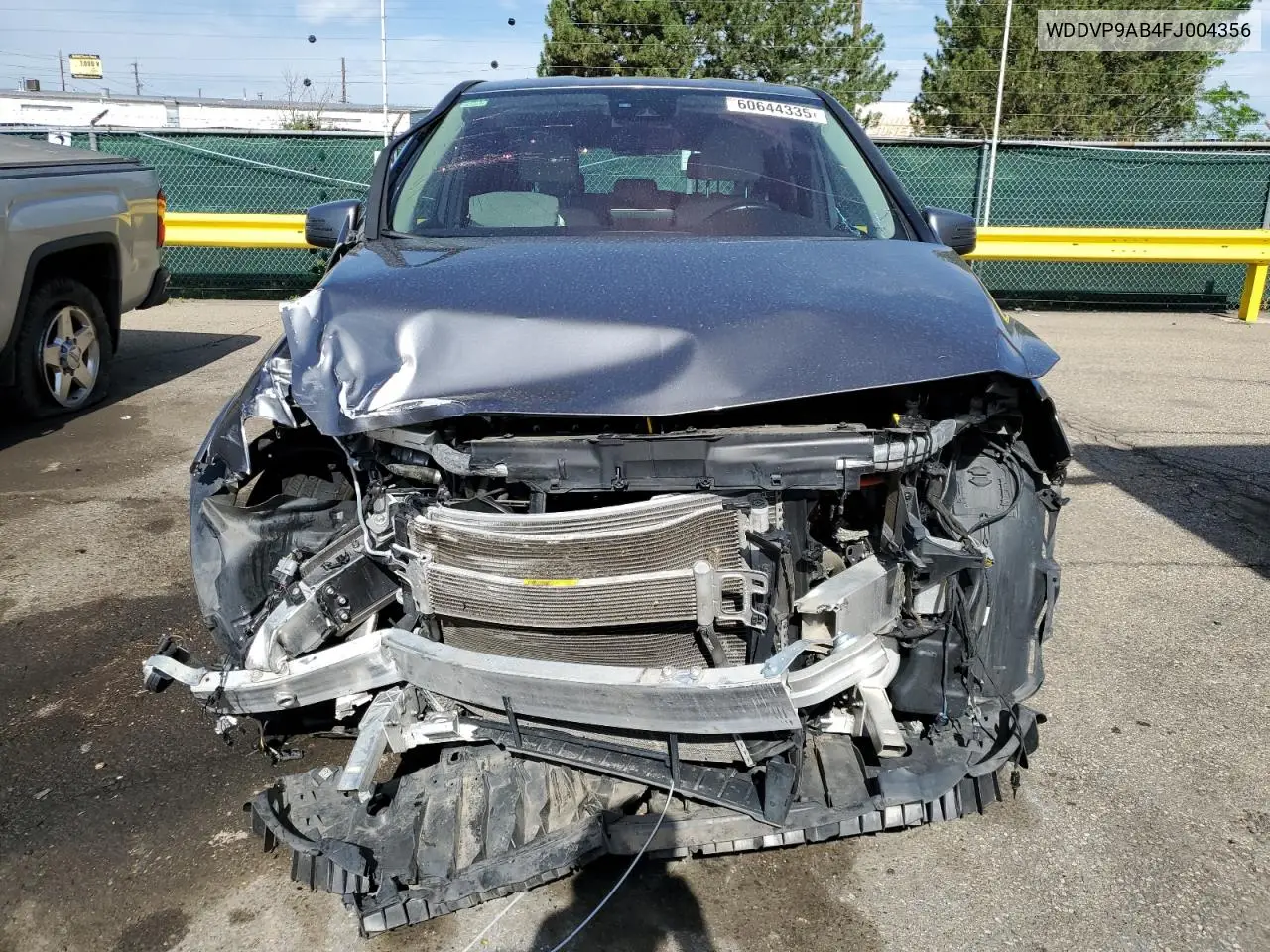 2015 Mercedes-Benz B Electric VIN: WDDVP9AB4FJ004356 Lot: 60644335