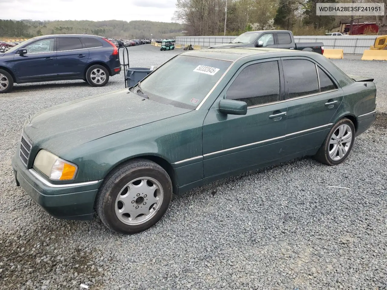 1995 Mercedes-Benz C 280 VIN: WDBHA28E3SF241951 Lot: 50332845