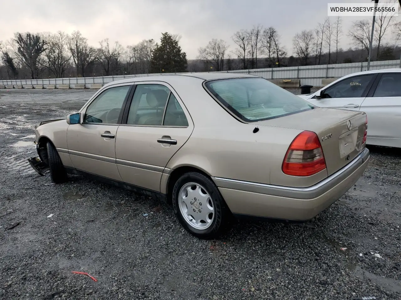 1997 Mercedes-Benz C 280 VIN: WDBHA28E3VF565566 Lot: 42641935