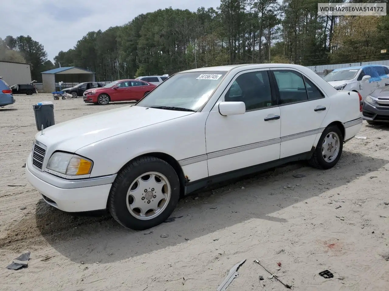 1997 Mercedes-Benz C 280 VIN: WDBHA28E6VA514172 Lot: 54156745