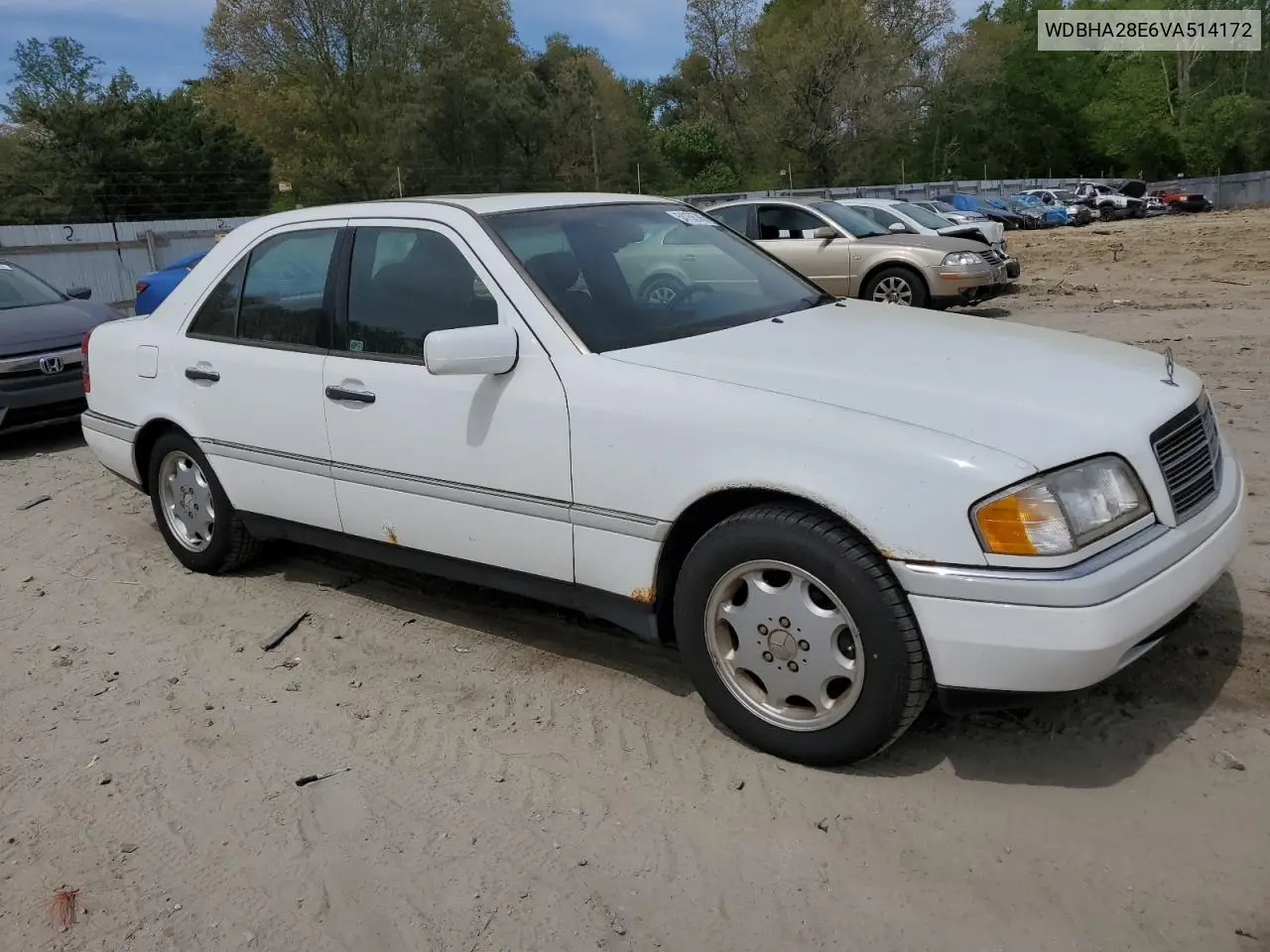 1997 Mercedes-Benz C 280 VIN: WDBHA28E6VA514172 Lot: 54156745
