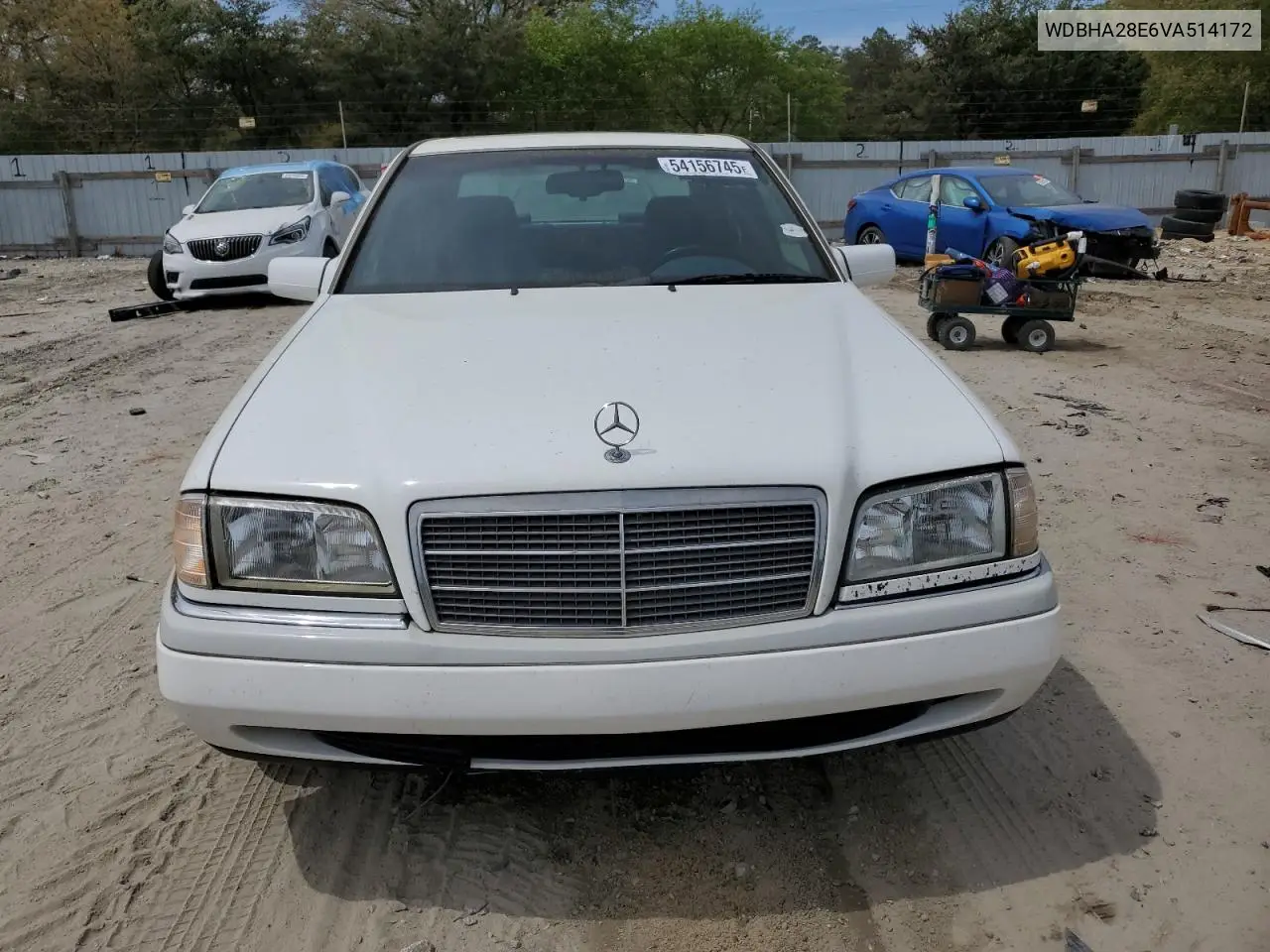 1997 Mercedes-Benz C 280 VIN: WDBHA28E6VA514172 Lot: 54156745