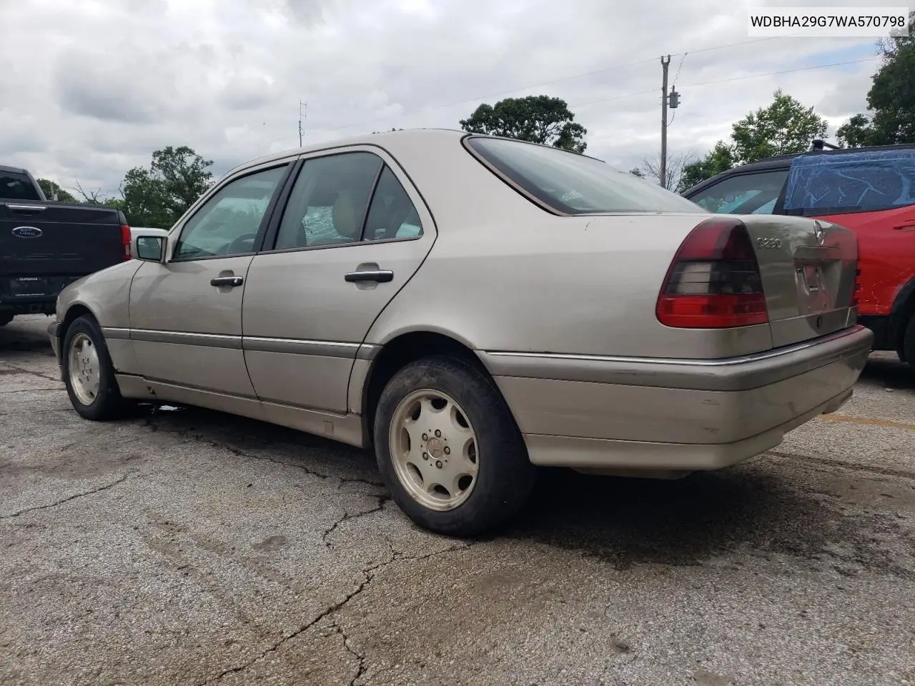 1998 Mercedes-Benz C 280 VIN: WDBHA29G7WA570798 Lot: 57321215