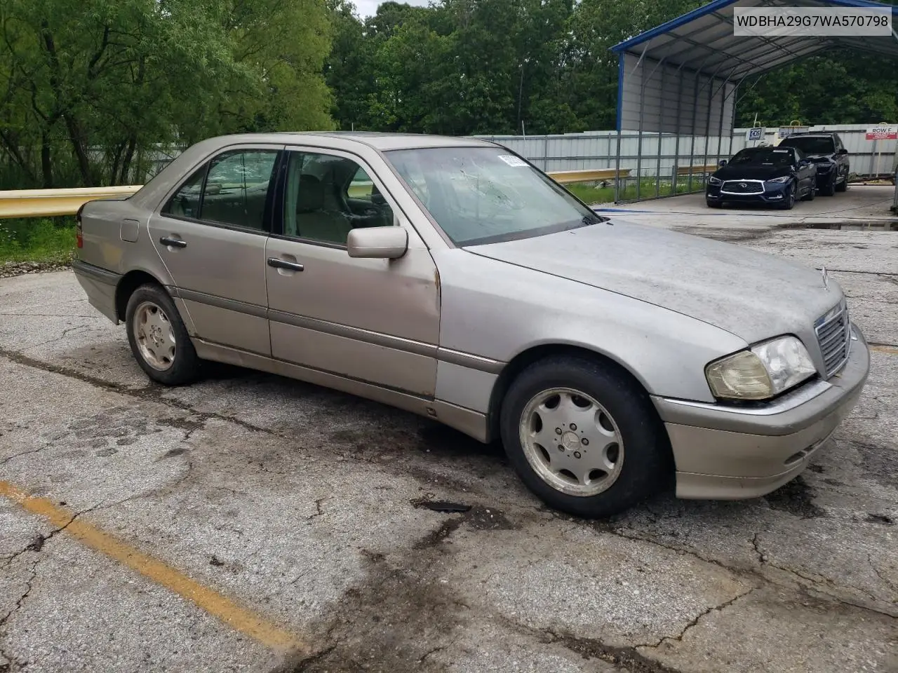 1998 Mercedes-Benz C 280 VIN: WDBHA29G7WA570798 Lot: 57321215