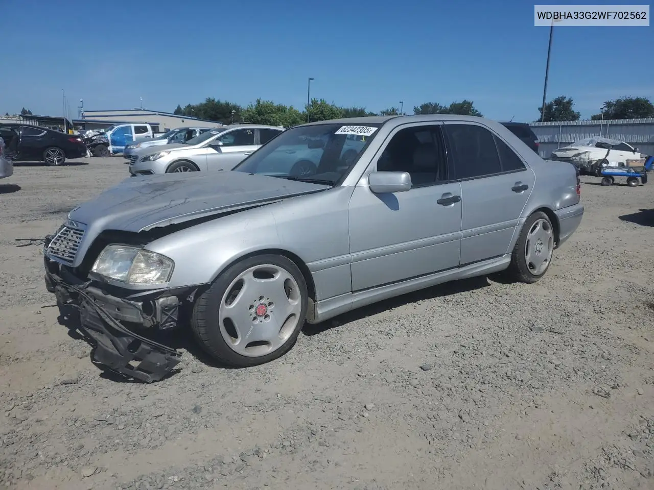1998 Mercedes-Benz C 43 VIN: WDBHA33G2WF702562 Lot: 62342305