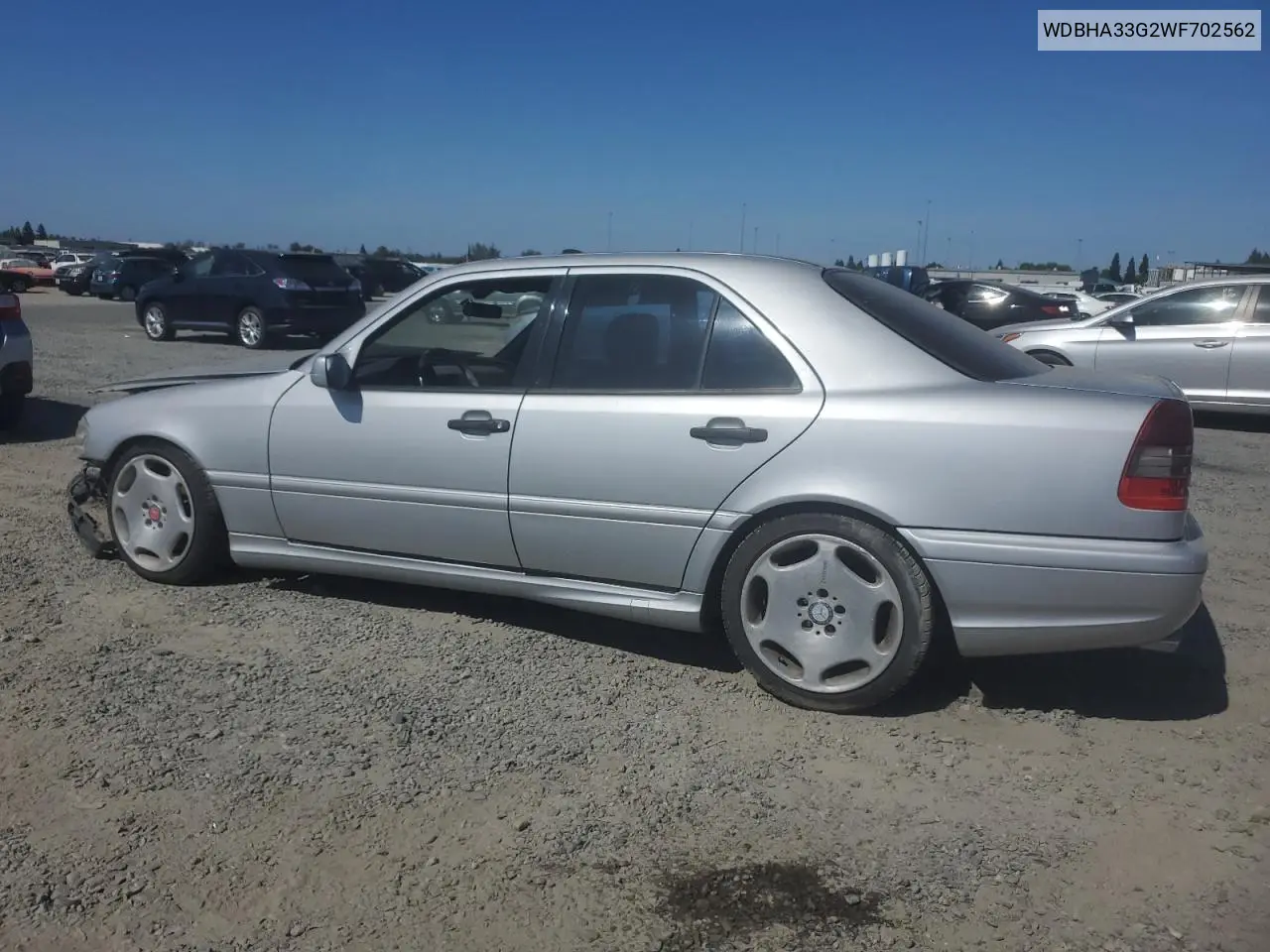 1998 Mercedes-Benz C 43 VIN: WDBHA33G2WF702562 Lot: 62342305