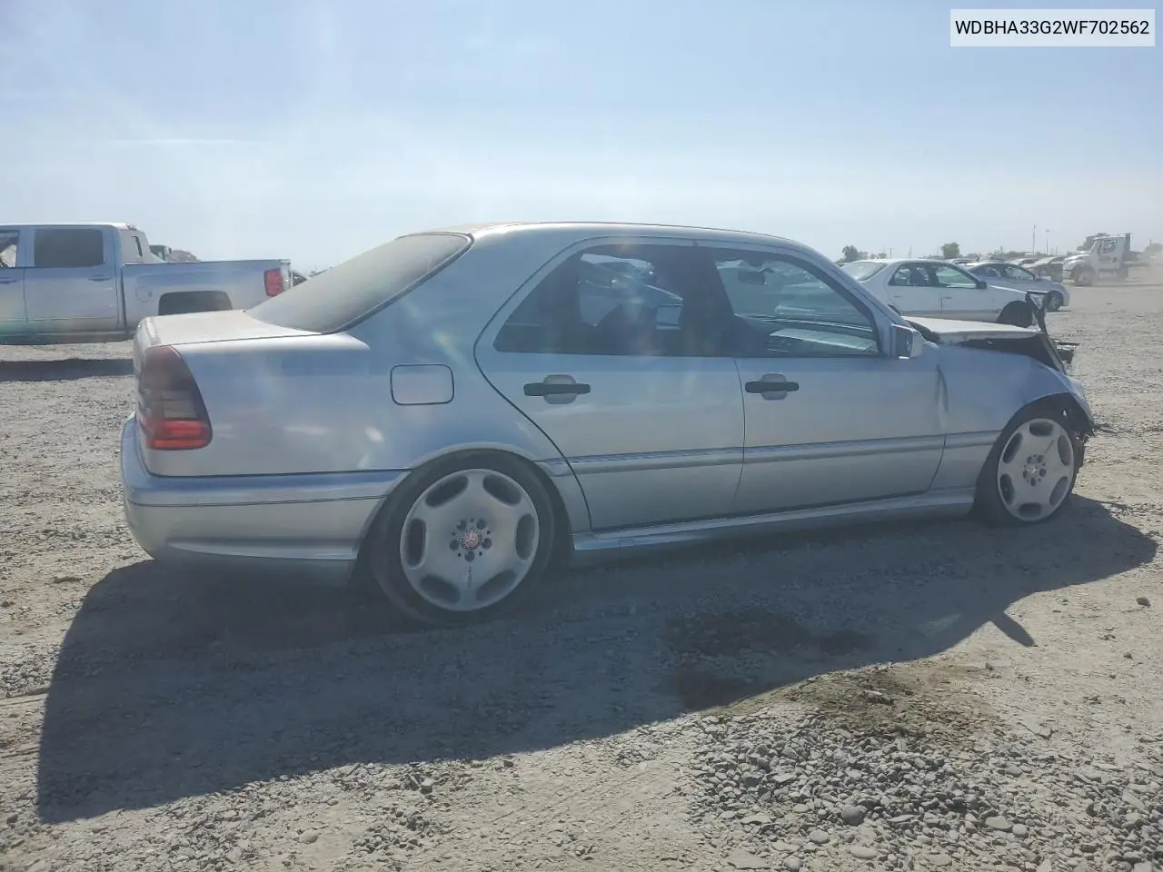 1998 Mercedes-Benz C 43 VIN: WDBHA33G2WF702562 Lot: 62342305