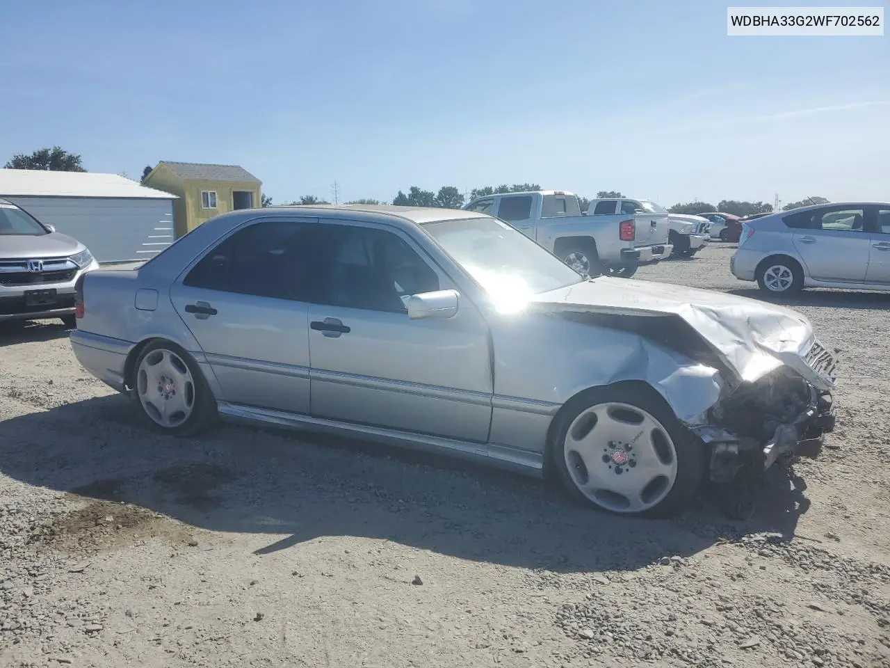 1998 Mercedes-Benz C 43 VIN: WDBHA33G2WF702562 Lot: 62342305