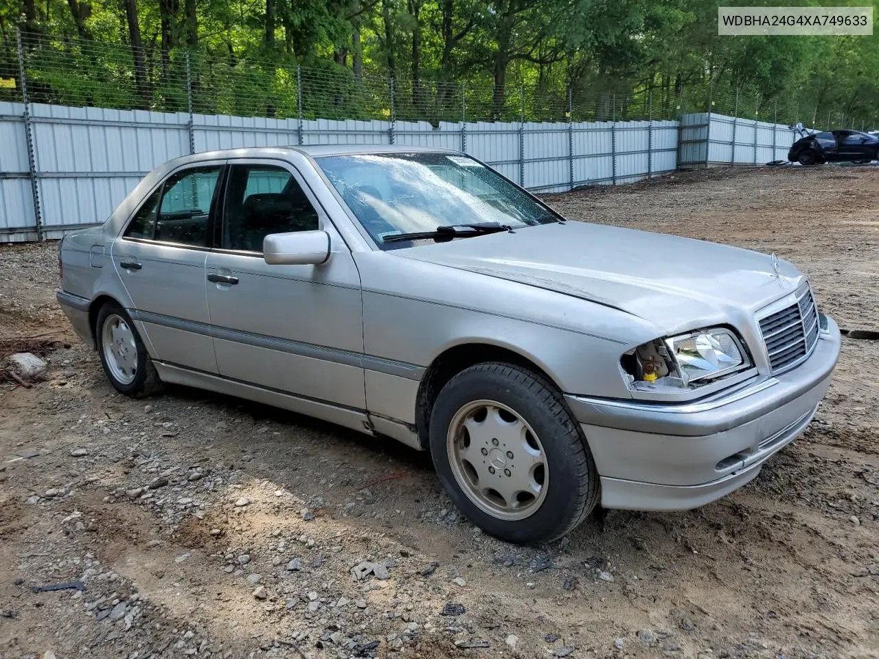 1999 Mercedes-Benz C 230 VIN: WDBHA24G4XA749633 Lot: 56560105