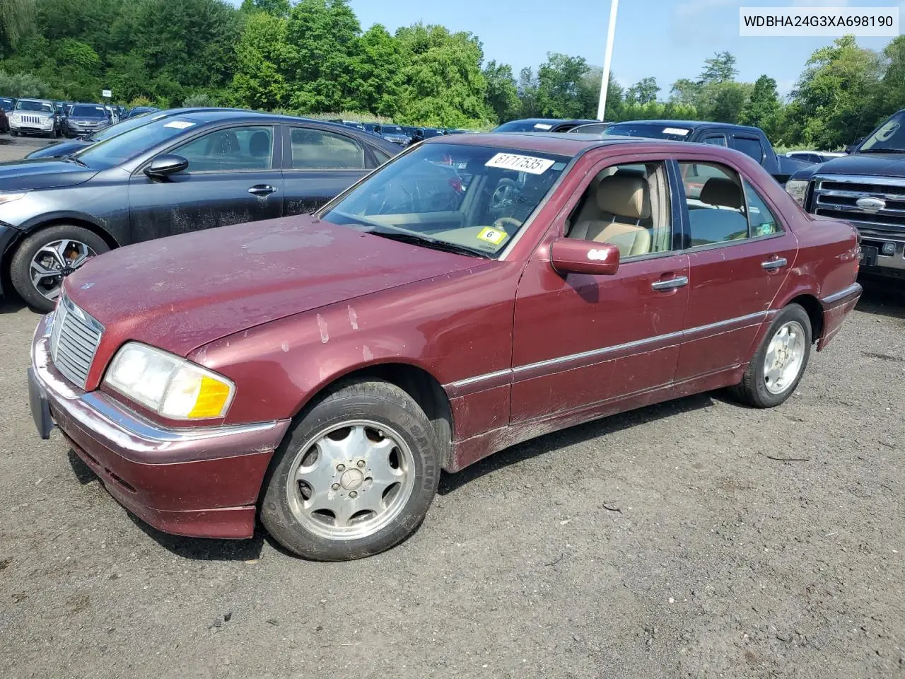 1999 Mercedes-Benz C 230 VIN: WDBHA24G3XA698190 Lot: 61717535