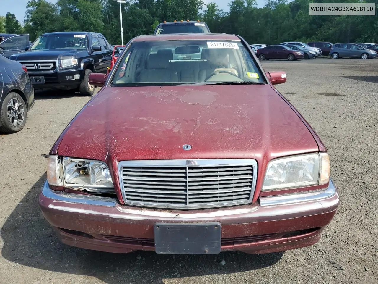 1999 Mercedes-Benz C 230 VIN: WDBHA24G3XA698190 Lot: 61717535