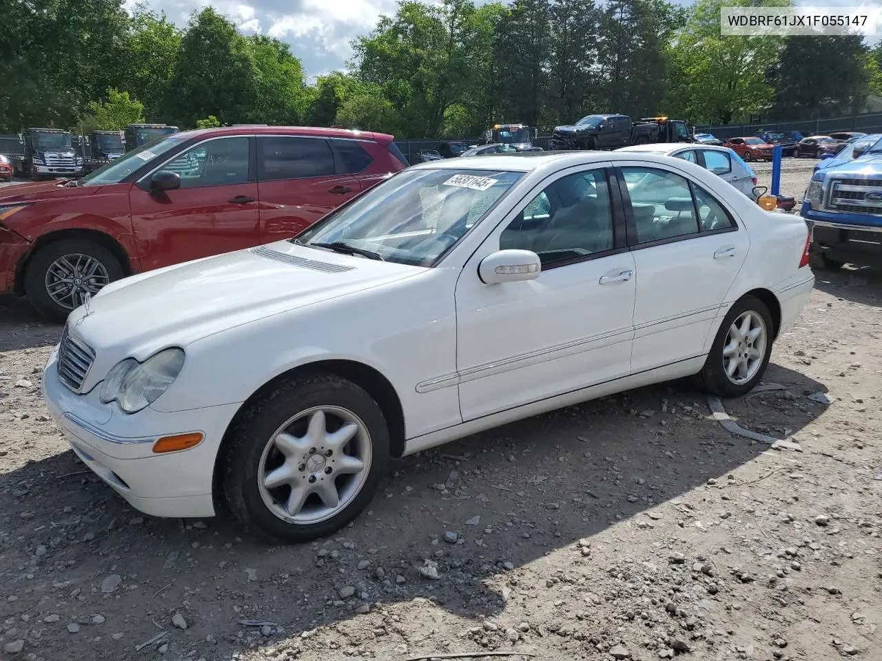 2001 Mercedes-Benz C 240 VIN: WDBRF61JX1F055147 Lot: 56381645