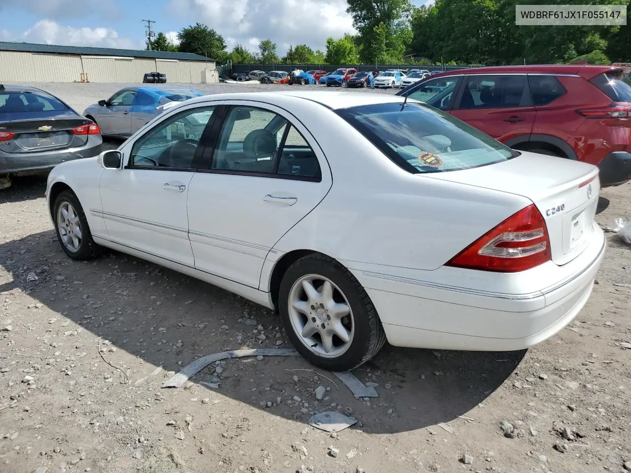 2001 Mercedes-Benz C 240 VIN: WDBRF61JX1F055147 Lot: 56381645