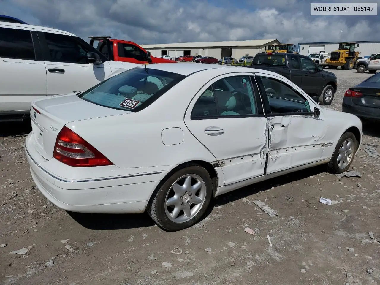 2001 Mercedes-Benz C 240 VIN: WDBRF61JX1F055147 Lot: 56381645
