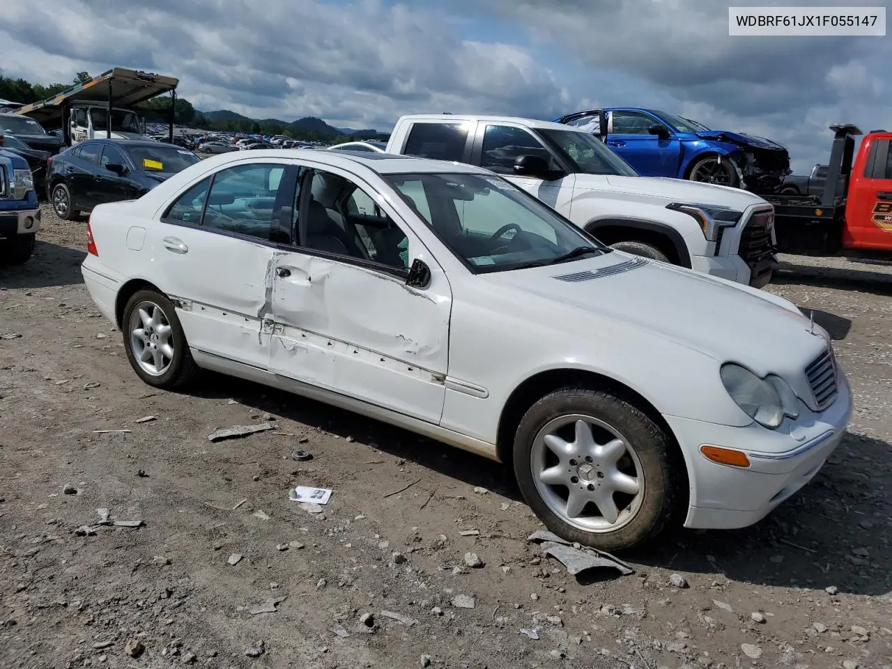 2001 Mercedes-Benz C 240 VIN: WDBRF61JX1F055147 Lot: 56381645