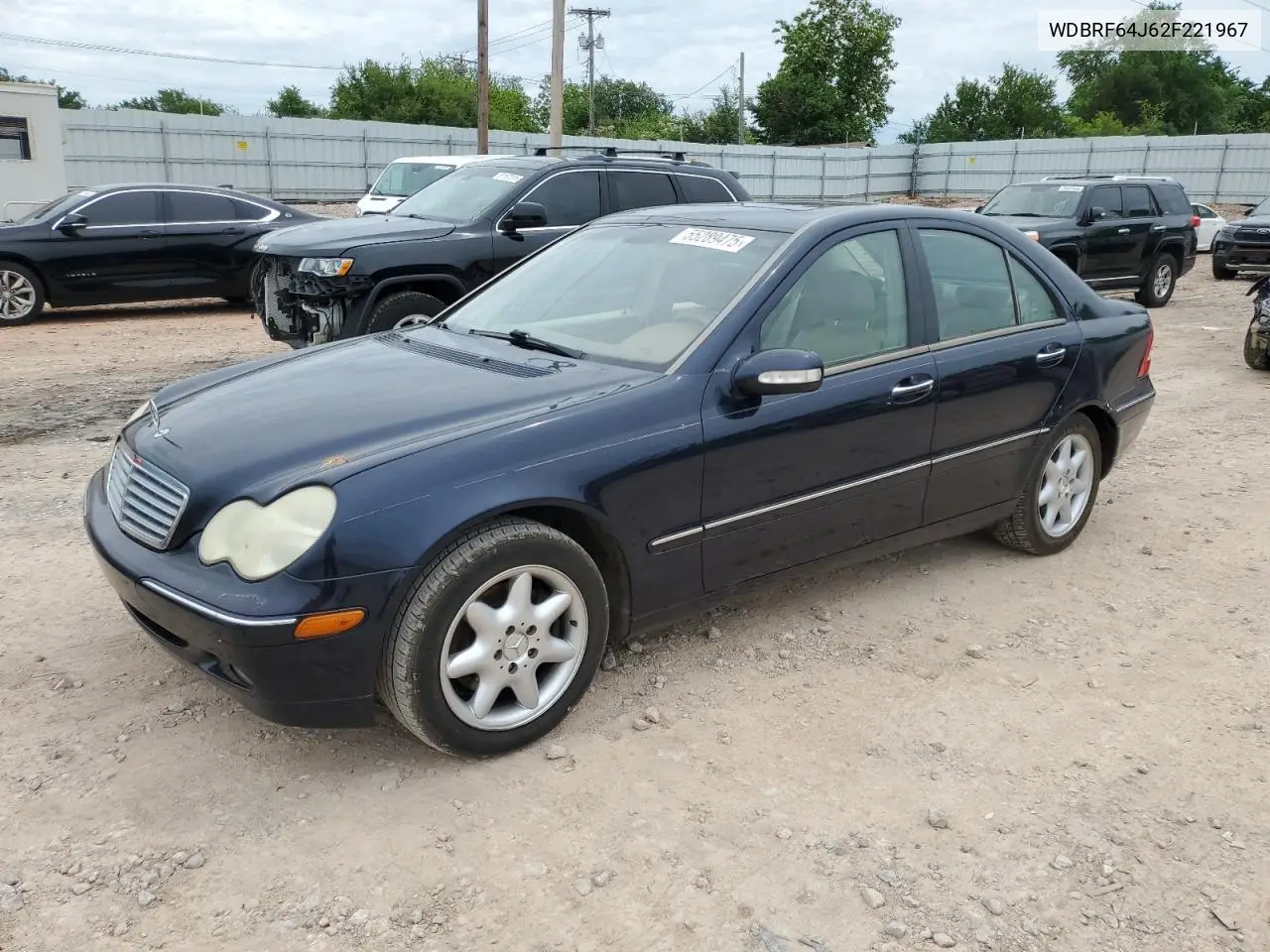 2002 Mercedes-Benz C 320 VIN: WDBRF64J62F221967 Lot: 55289475