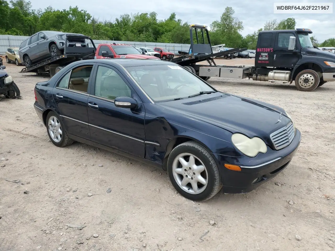 2002 Mercedes-Benz C 320 VIN: WDBRF64J62F221967 Lot: 55289475
