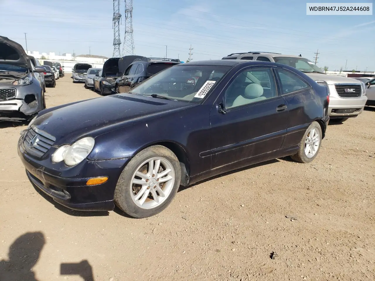 2002 Mercedes-Benz C 230K Sport Coupe VIN: WDBRN47J52A244608 Lot: 56393665