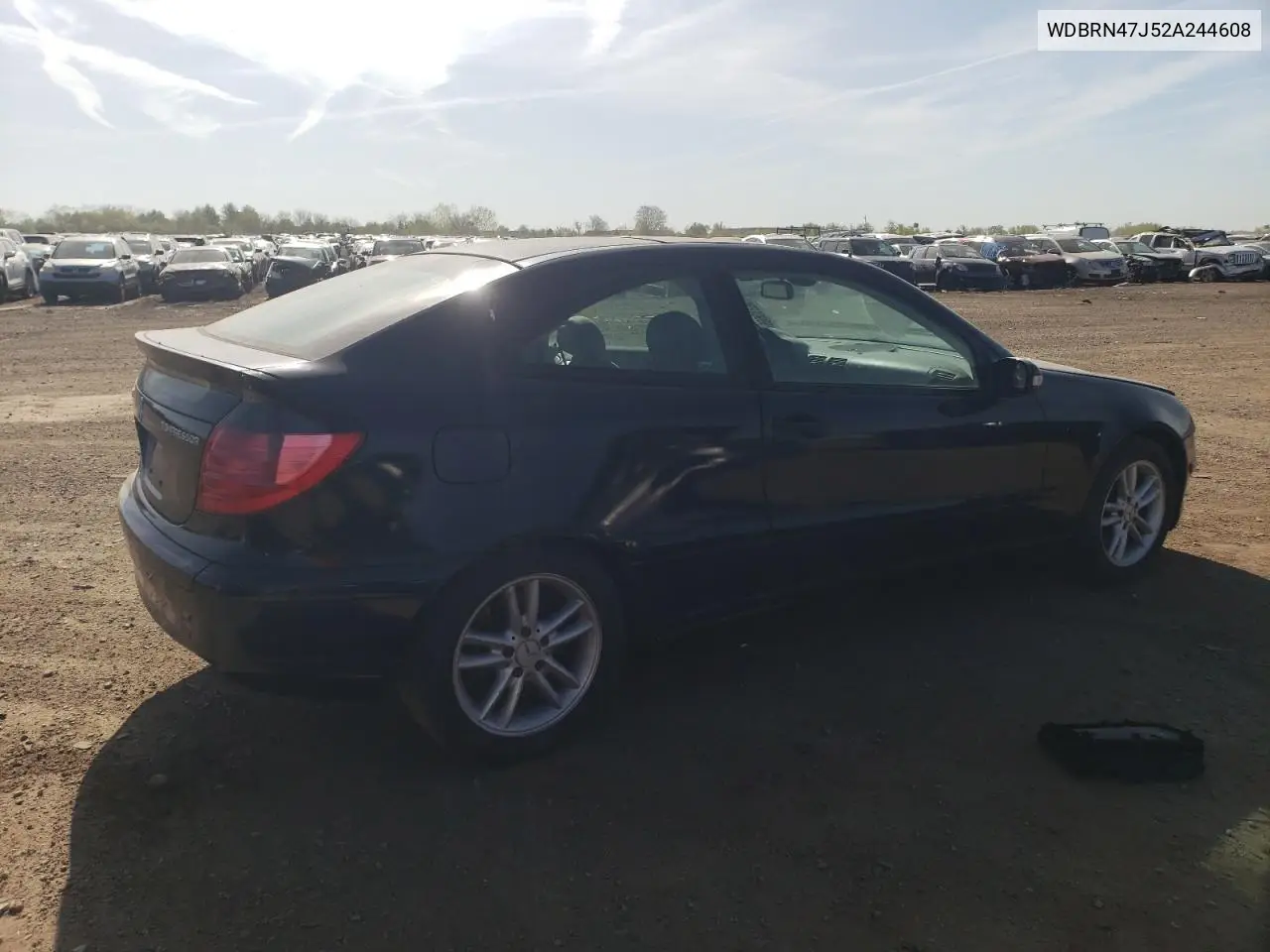 2002 Mercedes-Benz C 230K Sport Coupe VIN: WDBRN47J52A244608 Lot: 56393665