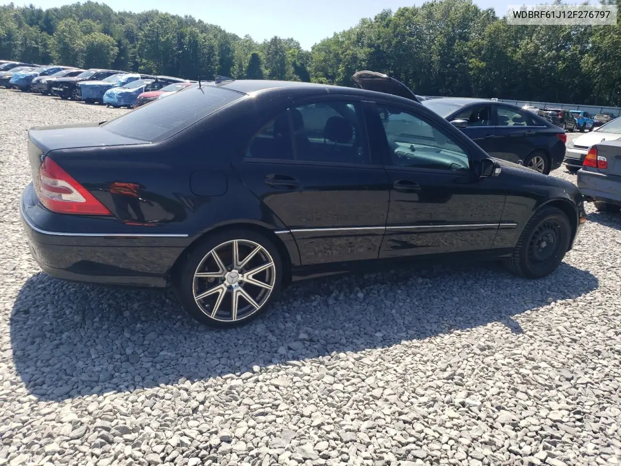 2002 Mercedes-Benz C 240 VIN: WDBRF61J12F276797 Lot: 62226235