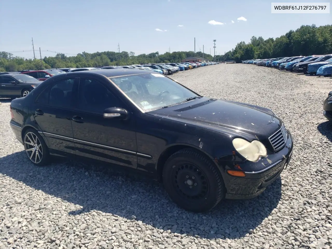 2002 Mercedes-Benz C 240 VIN: WDBRF61J12F276797 Lot: 62226235