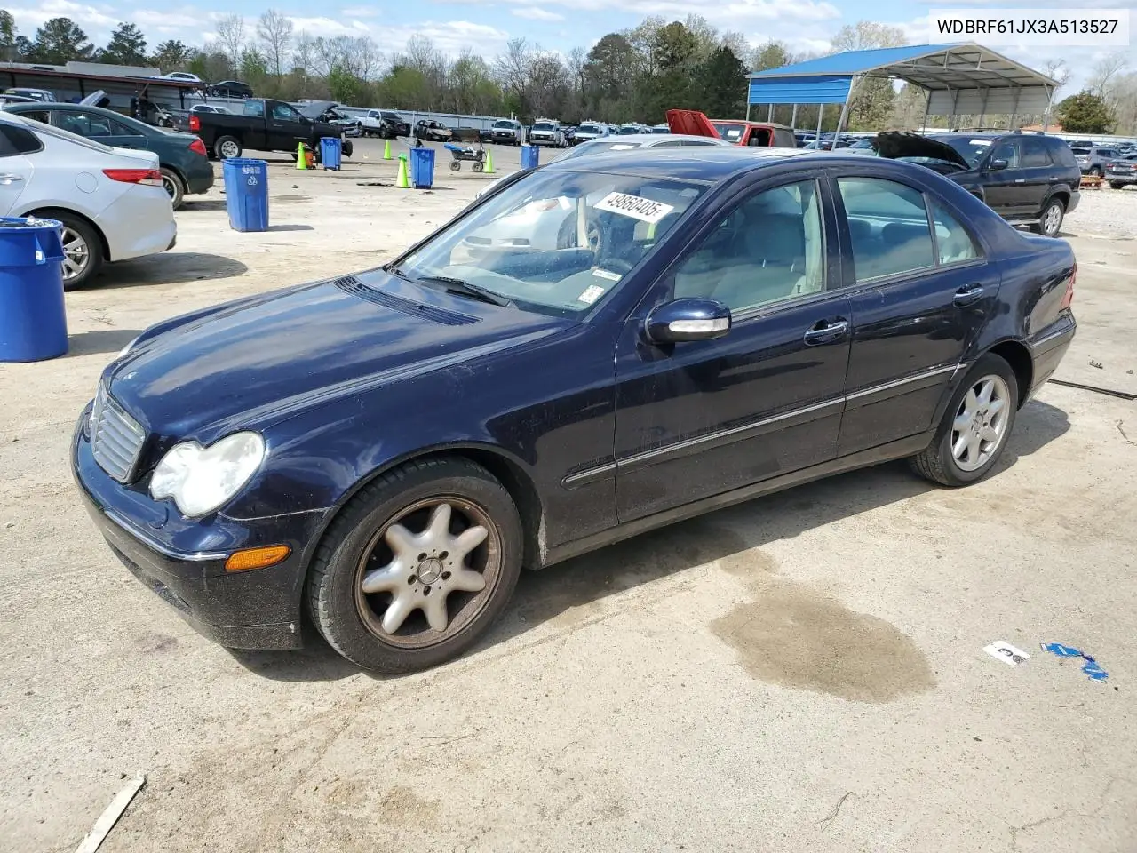 2003 Mercedes-Benz C 240 VIN: WDBRF61JX3A513527 Lot: 49860405