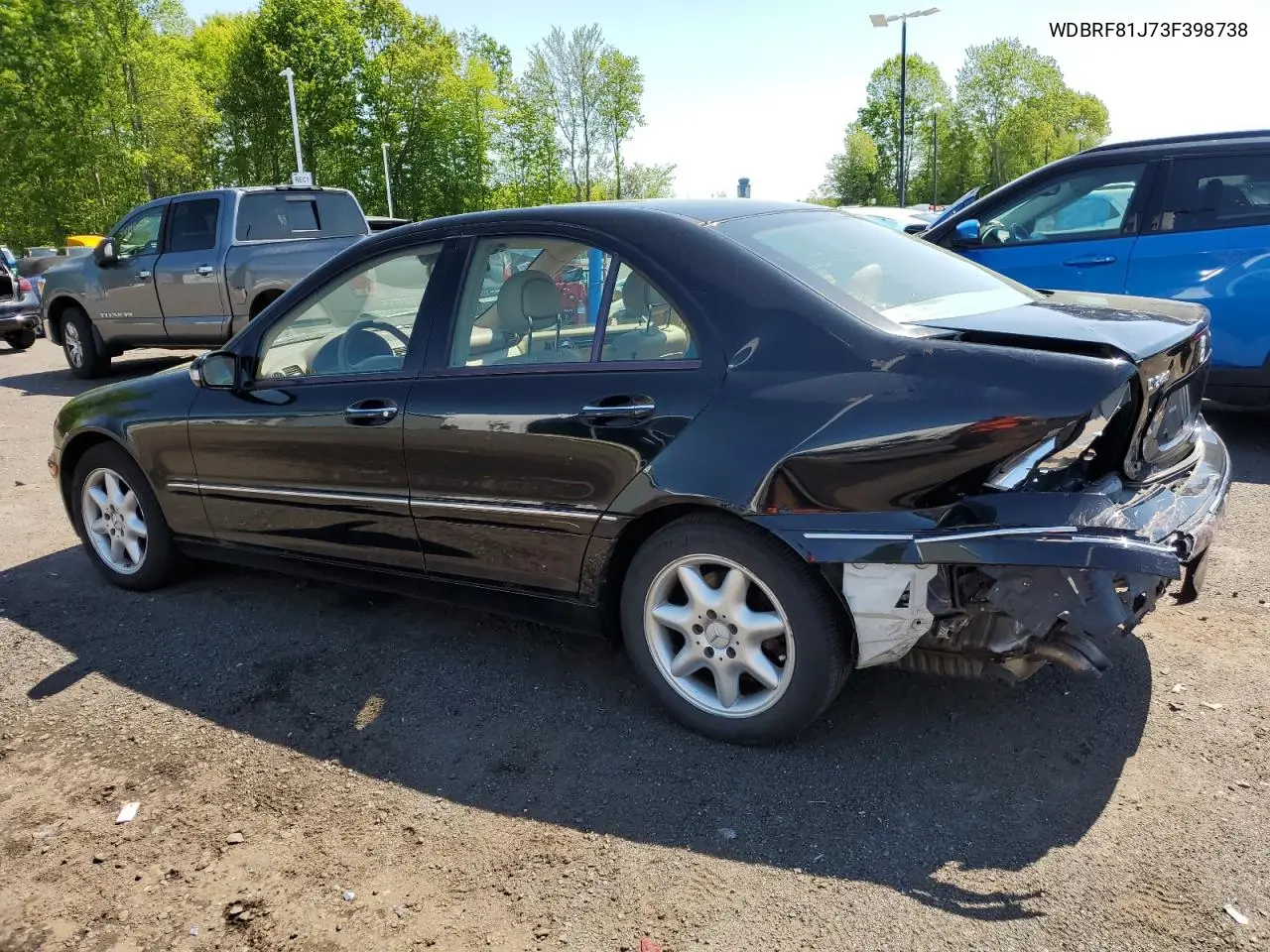 2003 Mercedes-Benz C 240 4Matic VIN: WDBRF81J73F398738 Lot: 56143605