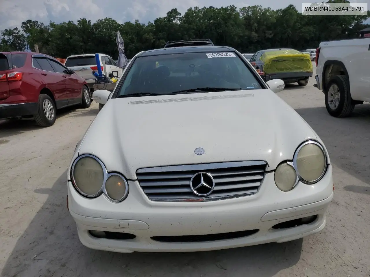 2003 Mercedes-Benz C 230K Sport Coupe VIN: WDBRN40J53A419791 Lot: 56200525