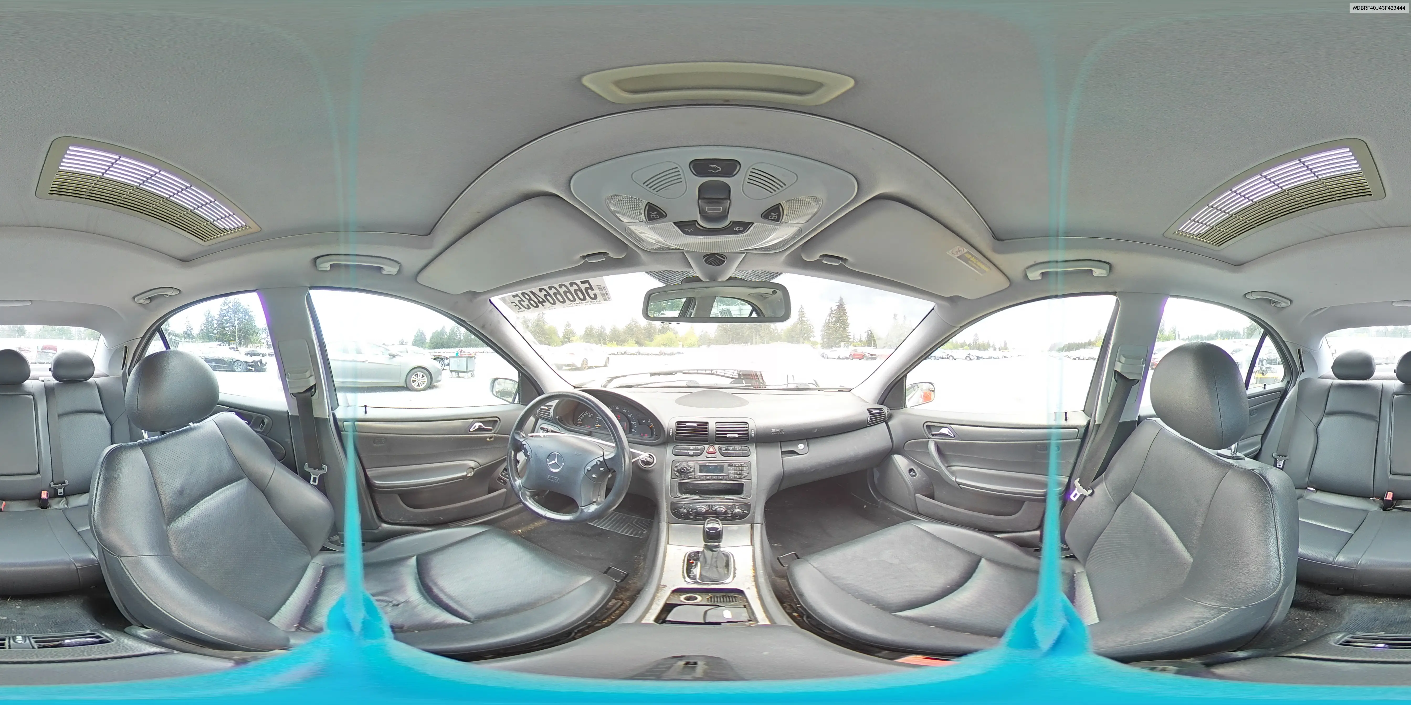 2003 Mercedes-Benz C 230K Sport Sedan VIN: WDBRF40J43F423444 Lot: 56666485