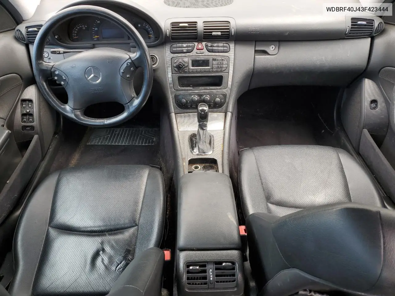 2003 Mercedes-Benz C 230K Sport Sedan VIN: WDBRF40J43F423444 Lot: 56666485