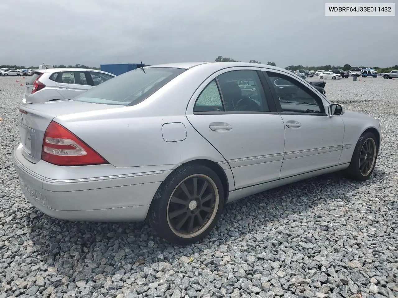 2003 Mercedes-Benz C 320 VIN: WDBRF64J33E011432 Lot: 59700725