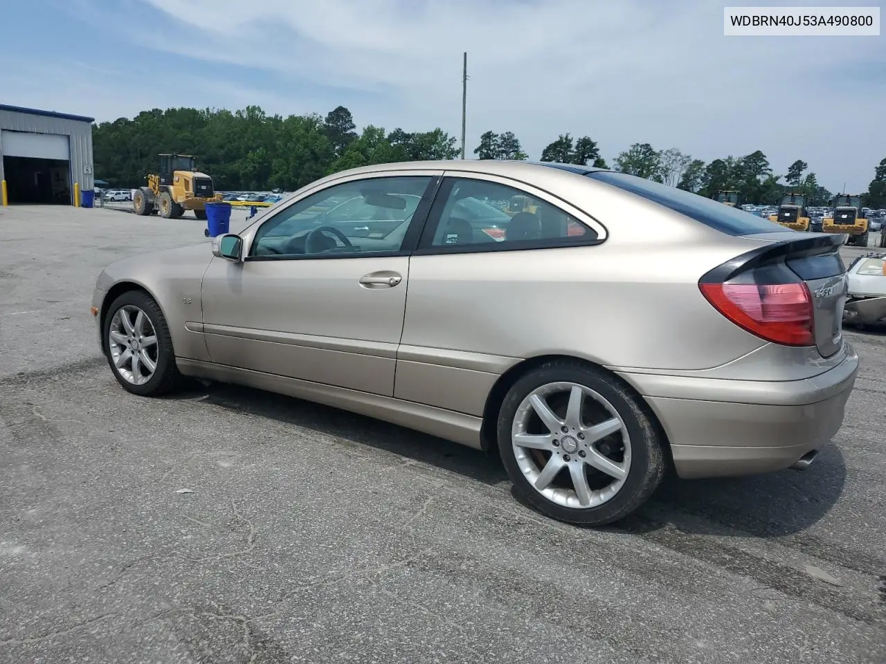 2003 Mercedes-Benz C 230K Sport Coupe VIN: WDBRN40J53A490800 Lot: 60752955