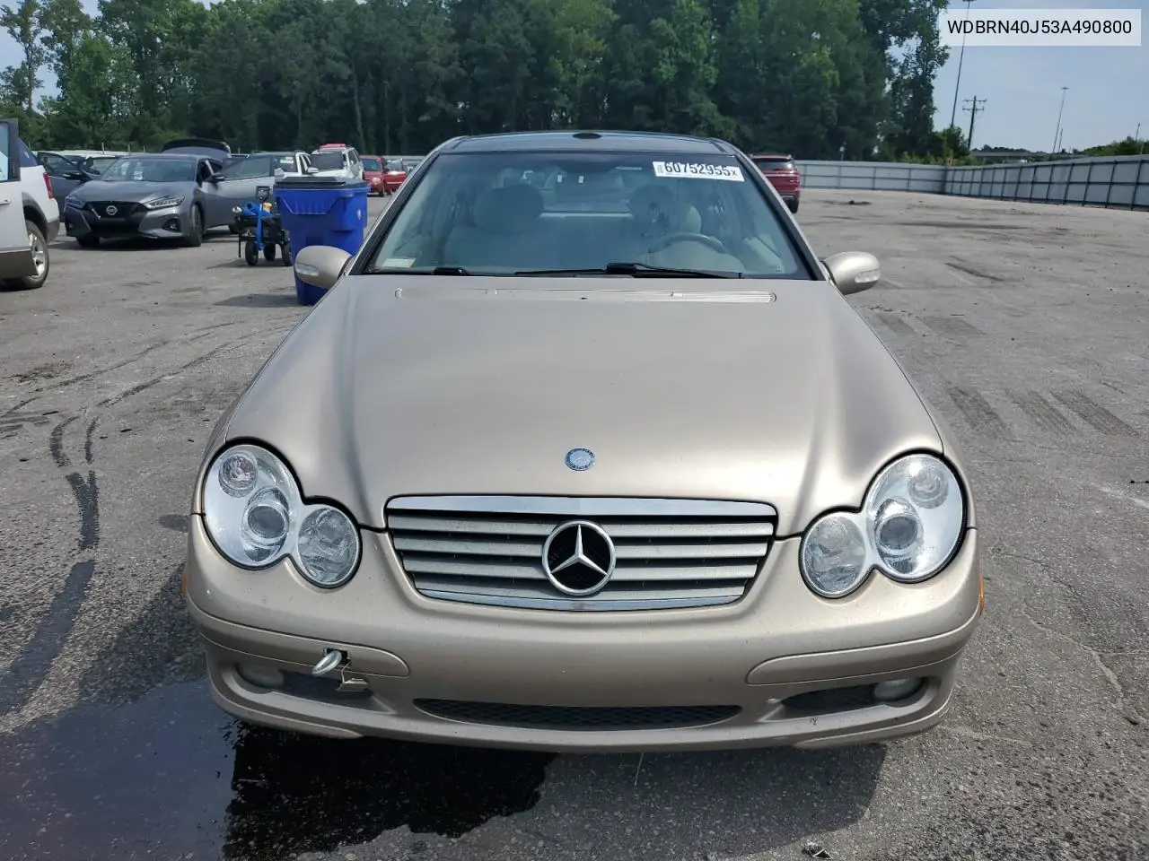 2003 Mercedes-Benz C 230K Sport Coupe VIN: WDBRN40J53A490800 Lot: 60752955