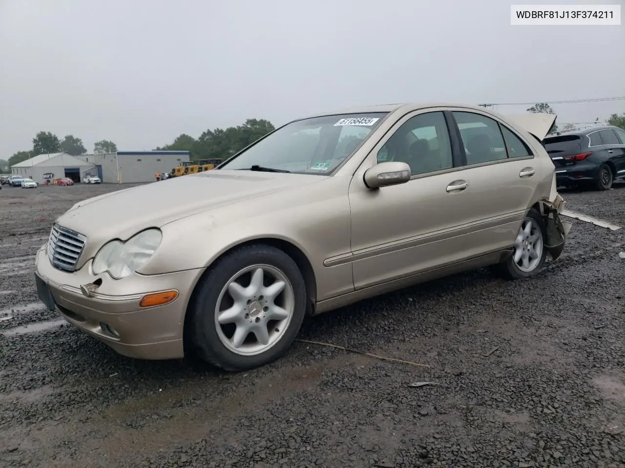 2003 Mercedes-Benz C 240 4Matic VIN: WDBRF81J13F374211 Lot: 61156455