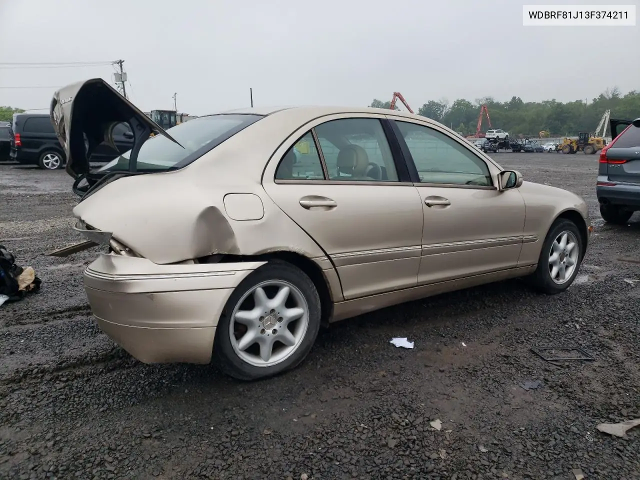 2003 Mercedes-Benz C 240 4Matic VIN: WDBRF81J13F374211 Lot: 61156455